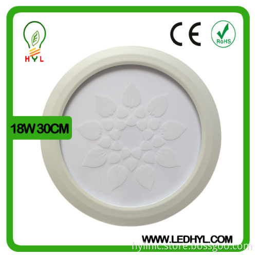 Warm white 18W high quality round led panel light 600mm china manufacturer